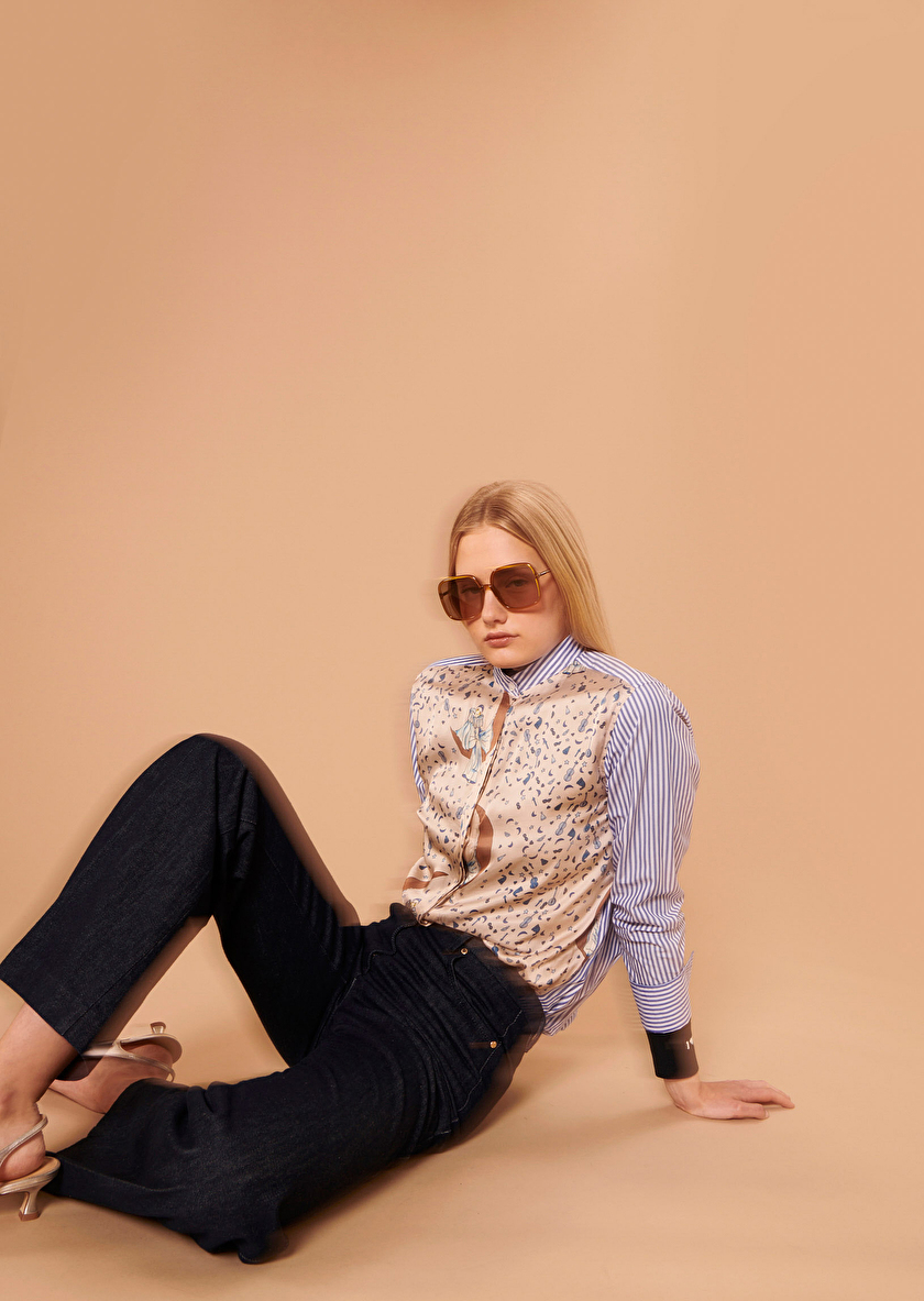 Jerome midnight blue denim pants Navy TARA JARMON UK
