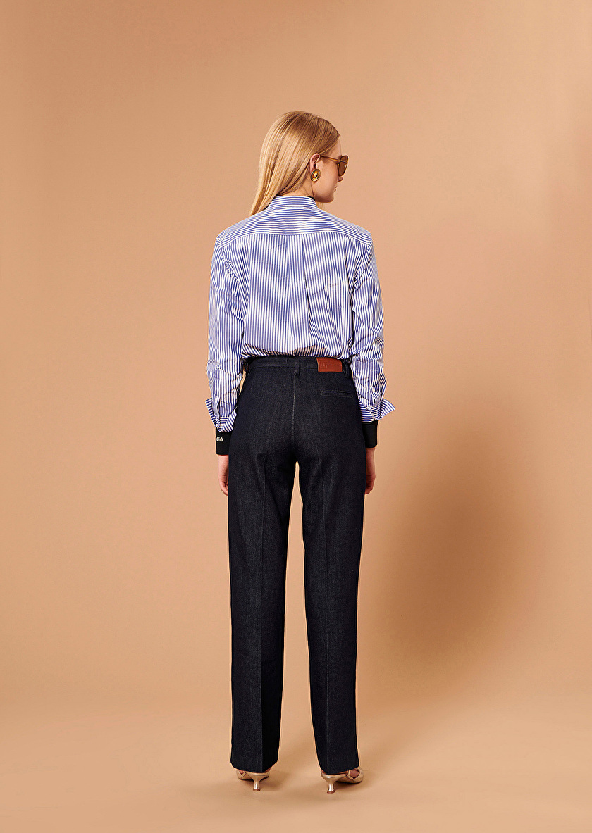 Jerome midnight blue denim pants Navy TARA JARMON UK