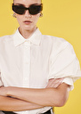 Calypso white poplin shirt White TARA JARMON UK