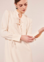 Radiance Dress crepe dress Off-white TARA JARMON UK