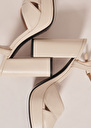 Kourtney Sandals smooth leather shoes Craie TARA JARMON UK