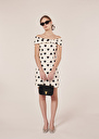 Raul ecru with black polka hearts dress Craie TARA JARMON UK