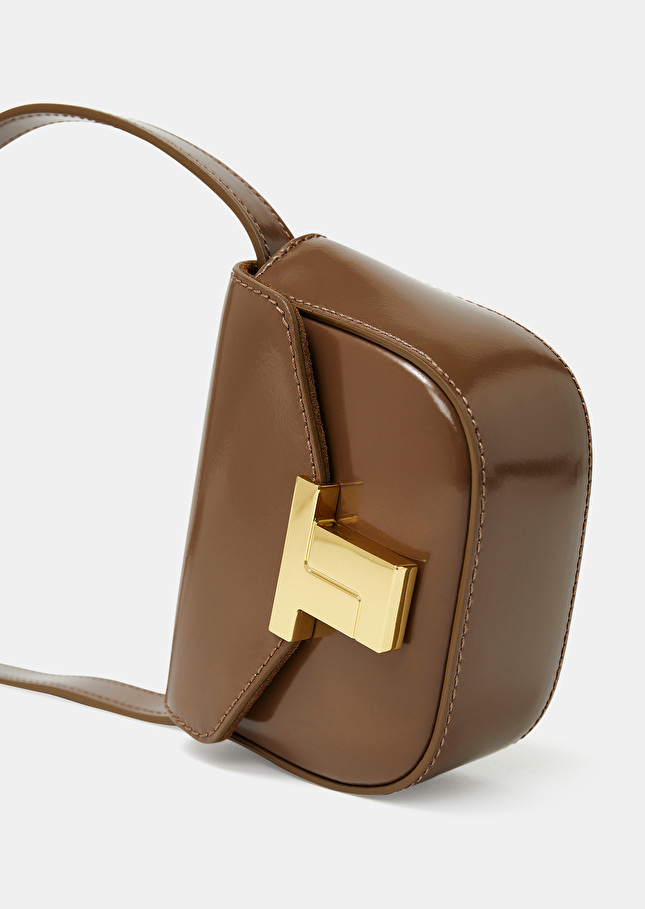 8 bis mini taupe leather bag Taupe color TARA JARMON UK