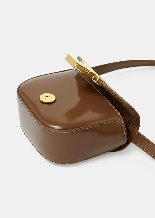 8 bis mini taupe leather bag Taupe color TARA JARMON UK
