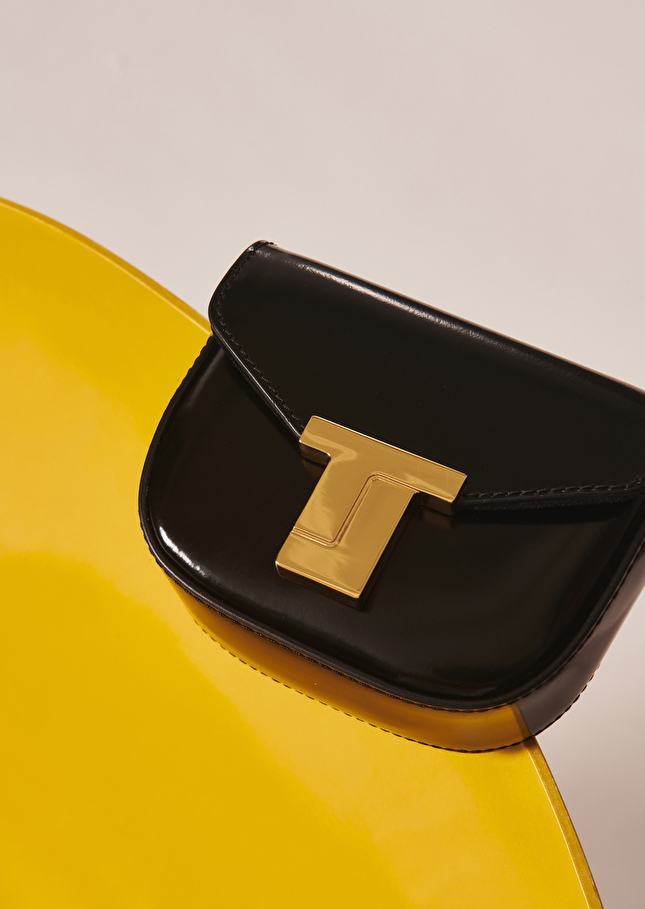 8 bis mini black leather bag Black TARA JARMON UK