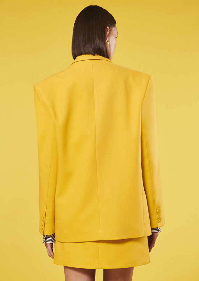 Victoria Jacket suit jacket Yellow TARA JARMON UK