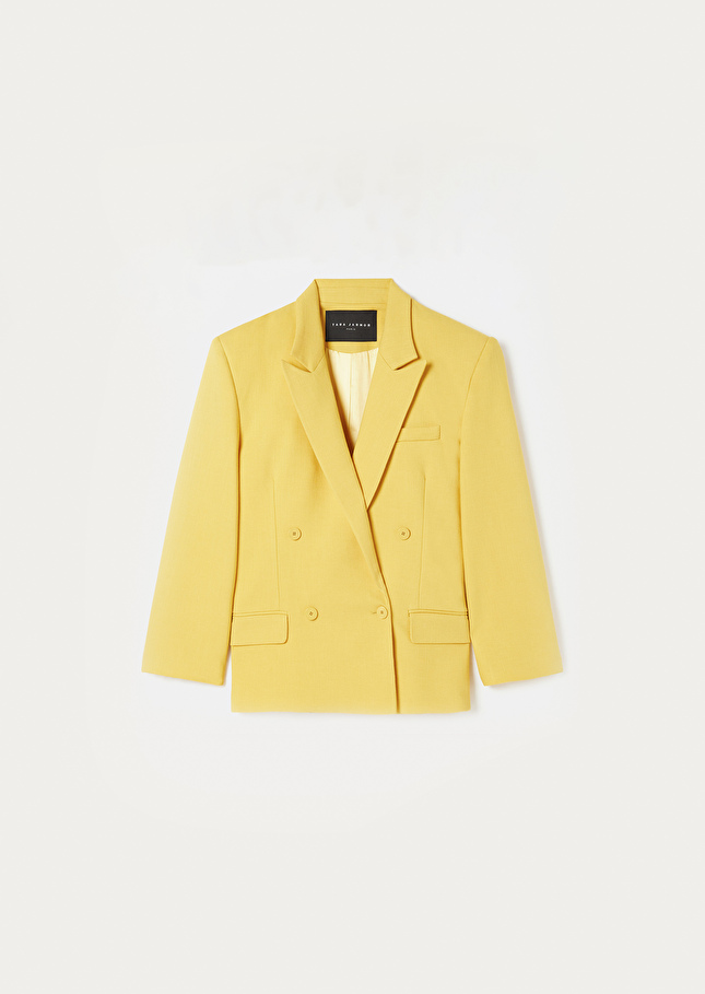 Victoria Jacket suit jacket Yellow TARA JARMON UK