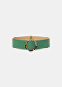 Lauren Belt leather belt Green TARA JARMON UK