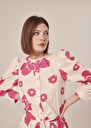 Cleo Shirt flower printed shirt Champagne TARA JARMON UK