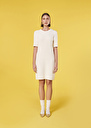 Radiant Dress iridescent cotton dress Off-white TARA JARMON UK