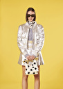 Valma Jacket leather jacket Argent TARA JARMON UK