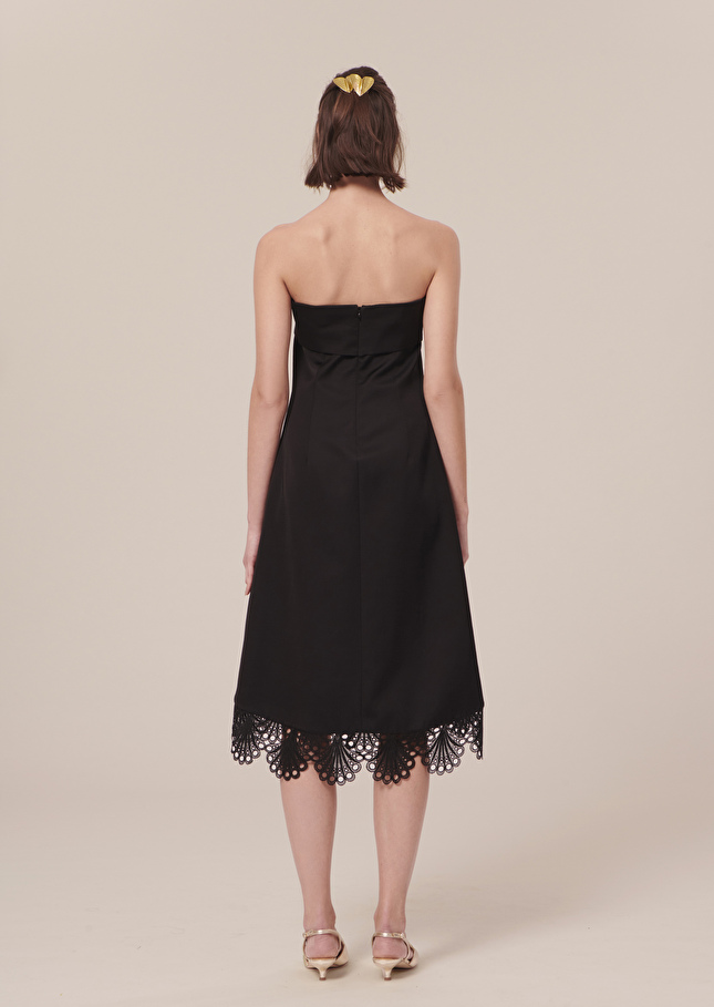 Roy Dress satin dress Black TARA JARMON UK