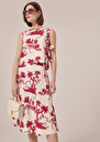 Jeannette skirt floral printed skirt Off-white TARA JARMON UK