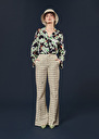 Primavera Pants with green graphic design pants Off-white TARA JARMON UK