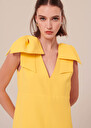 Remarquable Dress crepe dress Yellow TARA JARMON UK