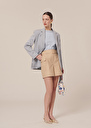 Sylviane Shorts cotton shorts Beige, White TARA JARMON UK