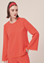 Top Tazzio crepe top Coral TARA JARMON UK