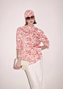 Top Tallulah with coral graphic design top Coral TARA JARMON UK