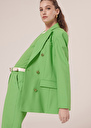 Viola Jacket cold wool suit jacket Green TARA JARMON UK