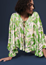 Cape Verona floral printed cape Green TARA JARMON UK
