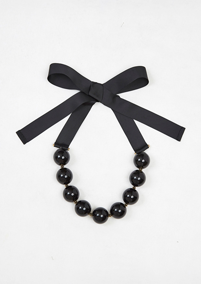 Black necklace Bella Black TARA JARMON UK