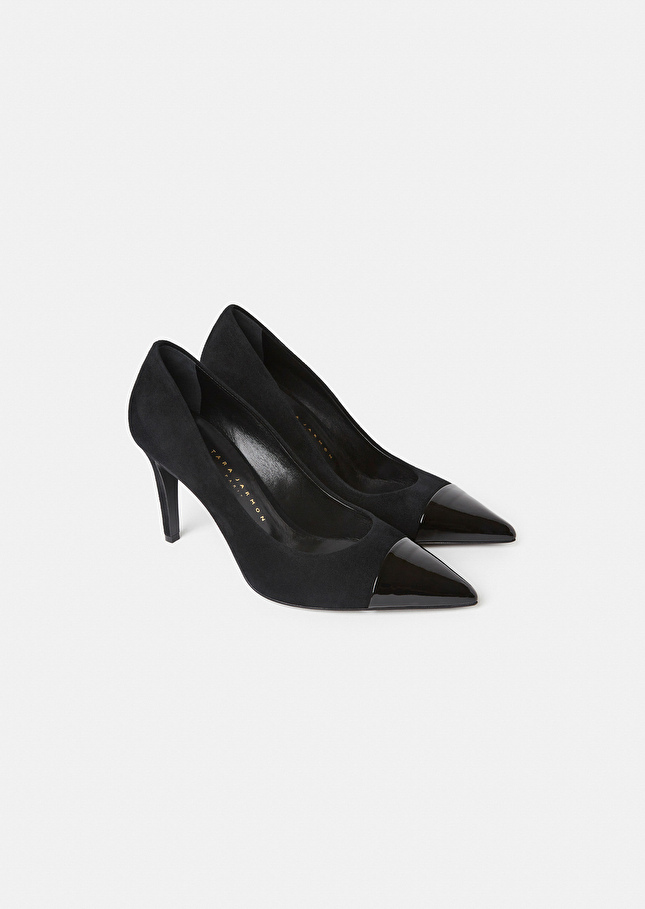 Black leather heels Krystine Black TARA JARMON UK