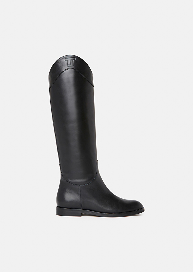 Black leather boots Kayleigh Black TARA JARMON UK