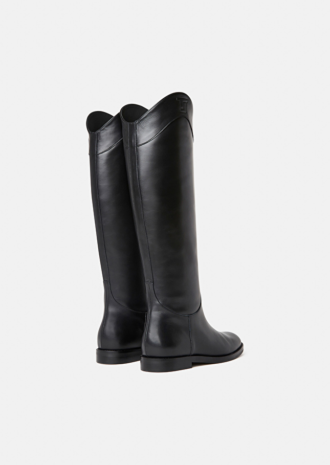 Black leather boots Kayleigh Black TARA JARMON UK
