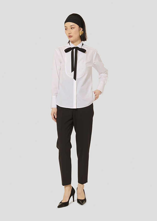 White poplin shirt Clare White TARA JARMON UK