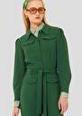 Green crepe jumpsuit Calice Green TARA JARMON UK