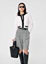 Ecru cardigan in merino wool Granville Off-white TARA JARMON UK