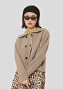 Brown wool cardigan Goldie Night, Nut brown TARA JARMON UK