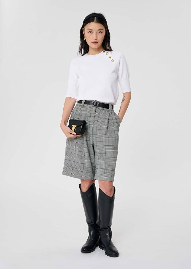 Ecru wool sweater Pastelle Off-white TARA JARMON UK