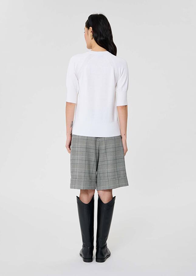 Ecru wool sweater Pastelle Off-white TARA JARMON UK