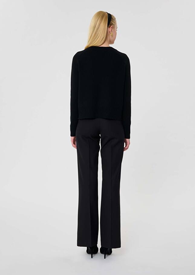 Black wool sweater Promesse Black TARA JARMON UK