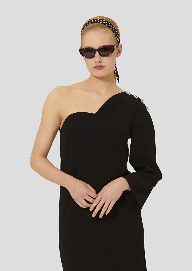 Black crepe dress Renée Black TARA JARMON UK