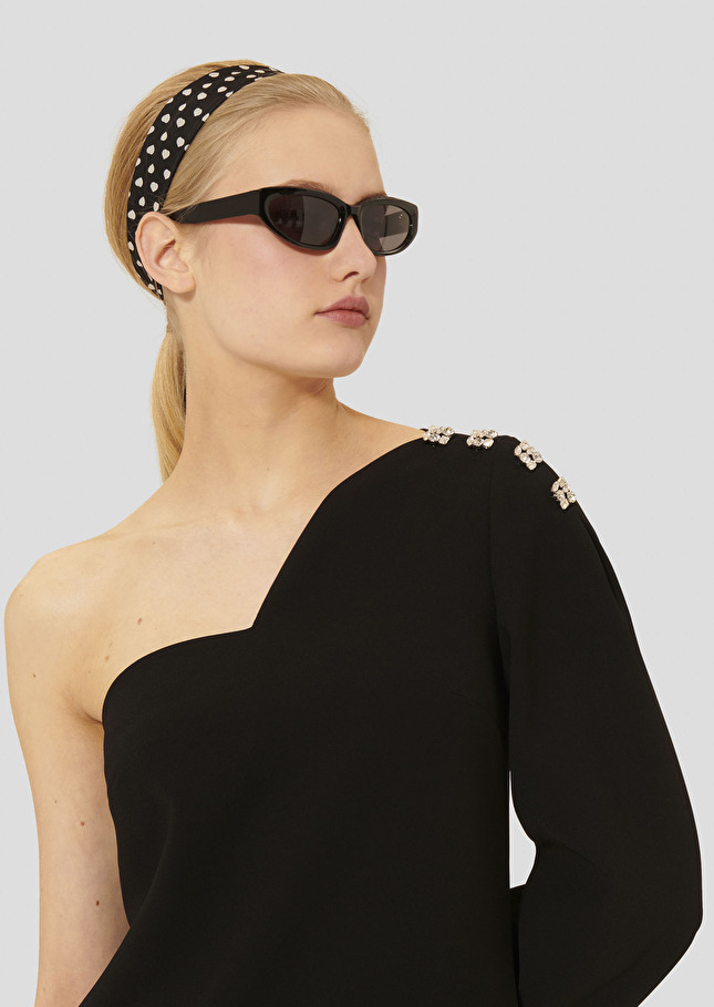 Black crepe dress Renée Black TARA JARMON UK