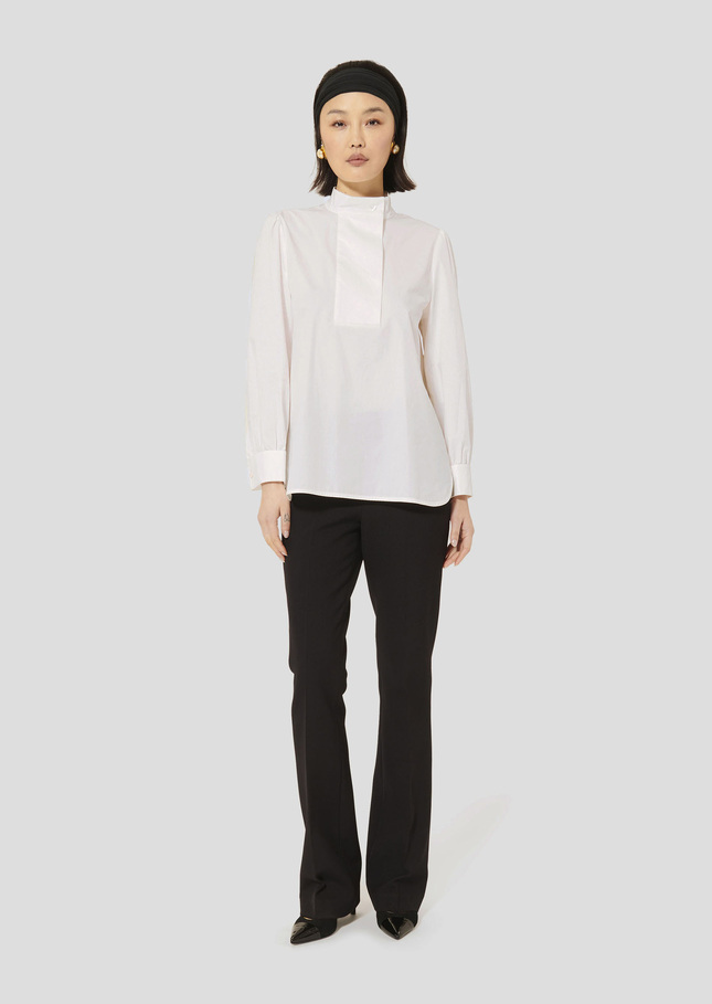 White poplin top Tidore White TARA JARMON UK