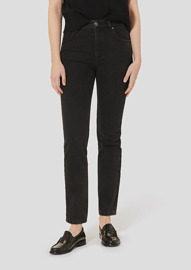 Black denim jeans Josh Charcoal TARA JARMON UK