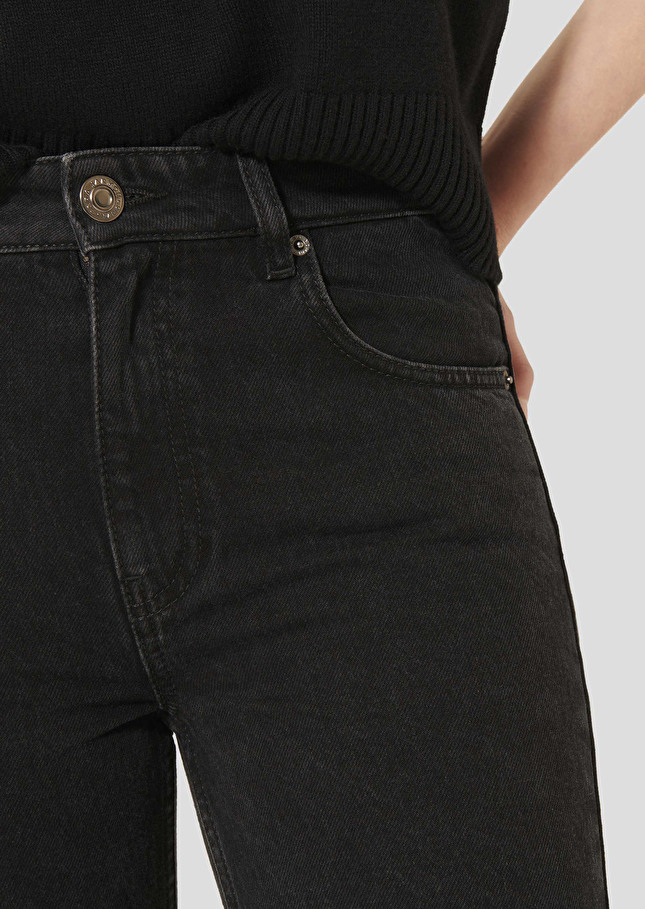 Black denim jeans Josh Charcoal TARA JARMON UK