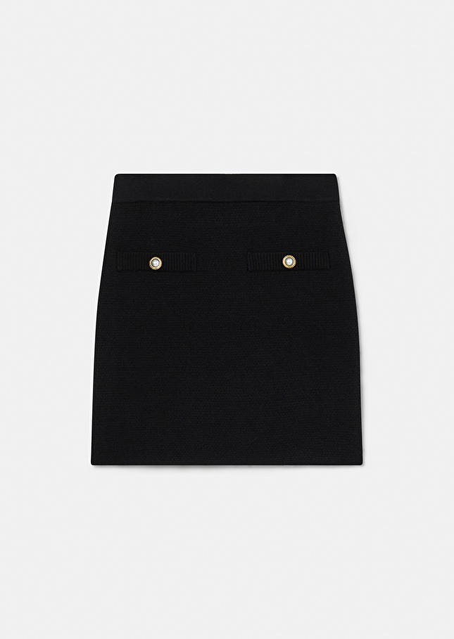 Black knitted skirt Jelka Charcoal TARA JARMON UK