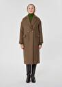 Brown wool coat Milo Nut brown TARA JARMON UK