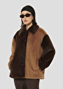 Brown faux fur coat Magritte Chocolate TARA JARMON UK