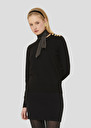 Black wool sweater Prunette Black, Gray grey, Off-white TARA JARMON UK