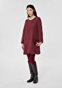 Burgundy crepe dress Ruoda Black, Burgundy, Green, Night TARA JARMON UK