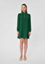 Green crepe dress Rolfo Black, Green, Night, Nut brown, Off-white TARA JARMON UK