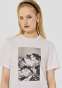 White double jersey T-shirt Taratulip White TARA JARMON UK