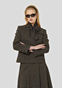 Black plaid jacket Vannie Black TARA JARMON UK