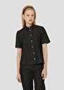 Black denim shirt Camilia Charcoal, Denim, Navy, Nut brown, Old pink TARA JARMON UK