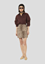 Burgundy poplin shirt Carlotta Fig, Horizon TARA JARMON UK